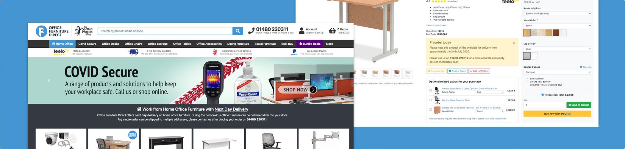 NAOS Order furniture online from Office Furniture Direct